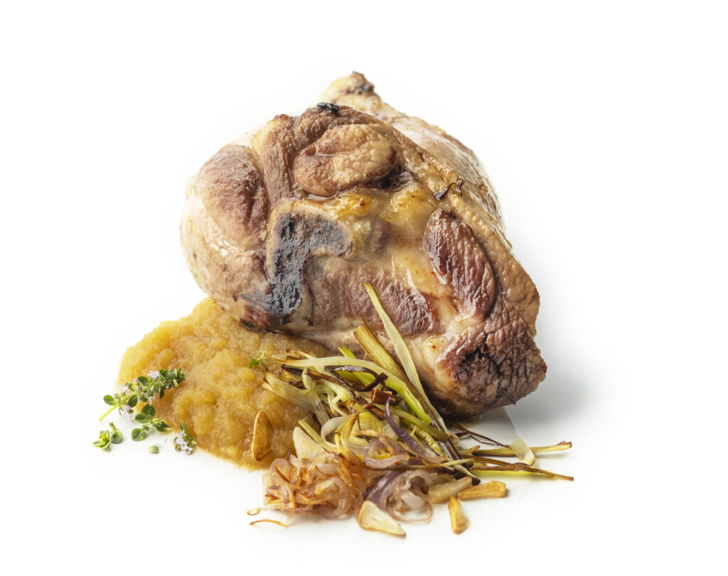 galta con guarnicón